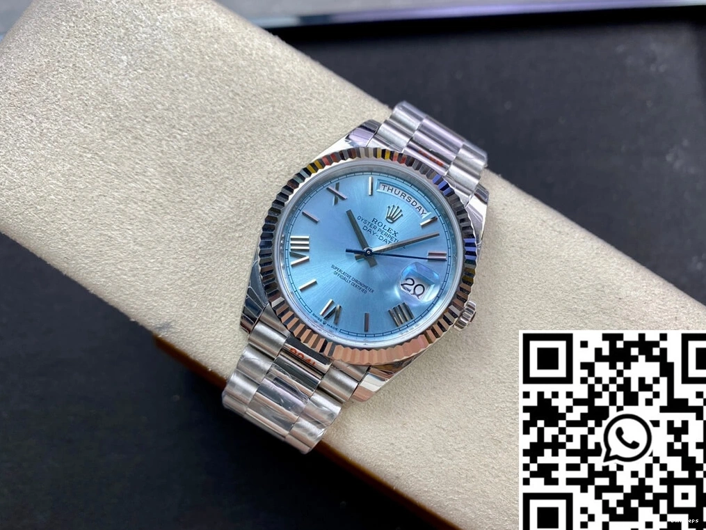 EW Dial Day M228236-0012 Rolex Date Factory Blue 0908